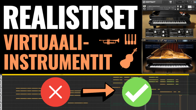 realistisemmat virtuaali-instrumentit